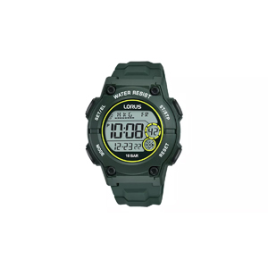 Lorus Men's Green Digital Watch