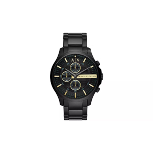 Armani Exchange Black Dial Stainless Steel Watch