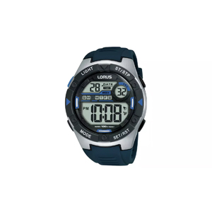 Lorus Men's Blue Silicone Strap Watch