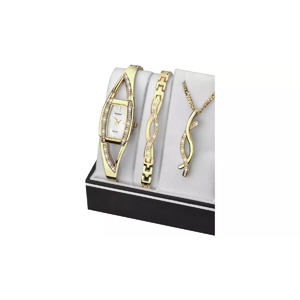 Sekonda Ladies' Gold Plated Bracelet Pendant and Watch Set