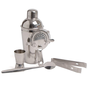 Home Collections Stainless Steel Cocktail Shaker Set