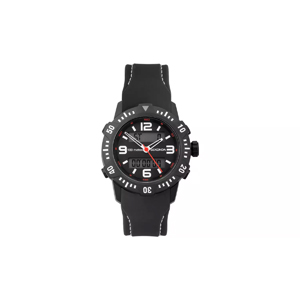 Sekonda Men's Black Sport Silicone Strap Watch